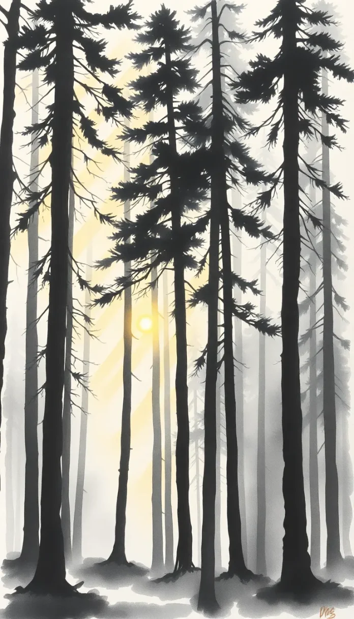 sunlight-between-the-pines Sunlight Between the Pines – A Haiku Celebrating Nature’s Beauty