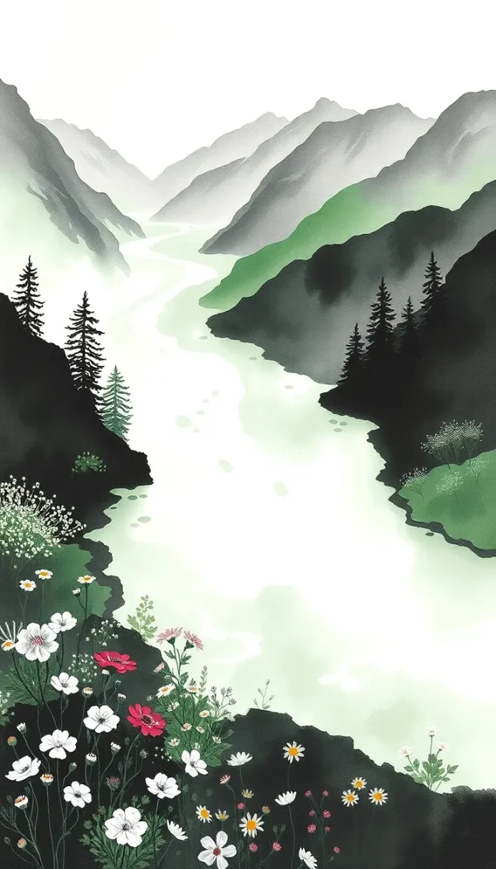 the-river-of-blossoms-harmony The River of Blossoms' Harmony-Inspirational Poems